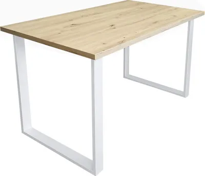 Zdjęcie produktu dla Stół do salonu kuchni 70x120x28 LOFT biały Dąb Craft ATOS