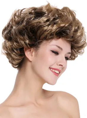 Produktbild von WIG ME UP Perücke Kurz Braun Mix 80er 91097-ZA4TZA7