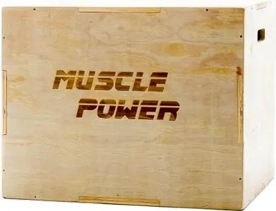 Produktbild von Muscle Power Holzen Plyo Box - 51 x 61 x 76 cm