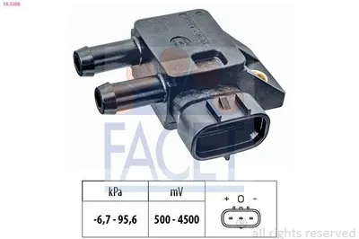 Produktbild von FACET 10.3308 Abgasdruck Differenzdrucksensor für TOYOTA Yaris Schrägheck (P9) Yaris Schrägheck (P13) AURIS (NRE15, ZZE15, ADE15, ZRE15, NDE15)