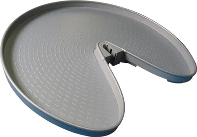 Zdjęcie produktu dla Półka obrotowa Ninka 3/4 koła - do narożnika kuchennego ProArc KB 900 mm, szary kwarcowy