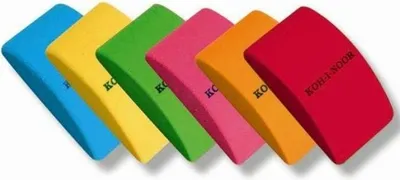 Produktbild von Koh-I-Noor Radiergummi für Schule und Büro, Länge 47 mm, Breite 28 mm, Dicke 14 mm
