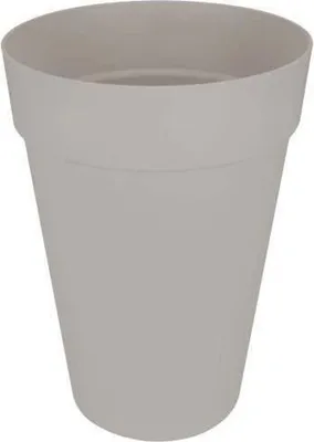 Image de Pot de fleurs rond ELHO Loft Urban, 42 cm, 56 cm haut, Gris, 5 litres, Extérieur