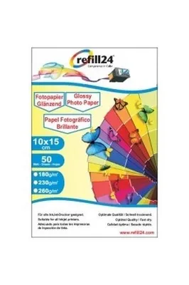 Produktbild von 50 Blatt Fotopapier 10 x 15 cm glänzend - 180 Gramm / m²