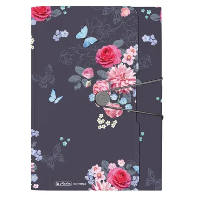 Produktbild von Herlitz Fächermappe easy orga to go Ladylike "Flowers" DIN A4