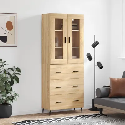 Zdjęcie produktu dla vidaXL Deska wysoka dąb sonoma 69,5x34x180 cm Materiał drewnopochodny