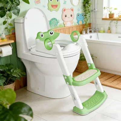 Obrázok produktu pre Detské WC sedadlo s rebríkom - Bezpečné a hygienické pre malé deti