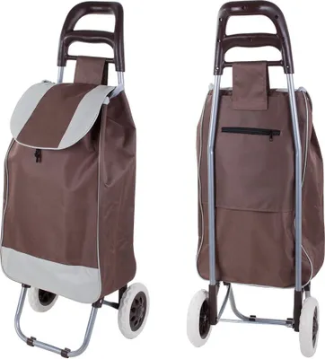 Produktbild von Einkaufswagen auf Rollen, Einkaufstasche auf Rollen