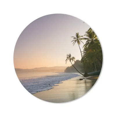 Produktbild von MuchoWow® Mauspad Mousepad Strand - Sonnenuntergang - Tropisch 30x30 cm - Mousepads - Maus Mat - Pad - Mausunterlage - Tischunterlage - Schreibtischmatten