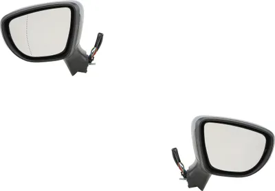 Obrázek produktu pro Johns, Sklo vn?jšího zrcátka vhodné pro Renault Clio 11/12-08/16 Set Lin. Re. základním nát?rem