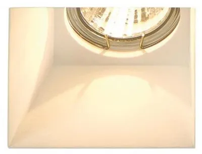 Image de PLASTRA Downlight, GU10, anguleux plâtre blanc