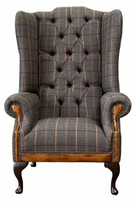 Productafbeelding van Chesterfield fauteuil, bank, bekleding, 1-zitter, textiel, orenfauteuil, gestoffeerd