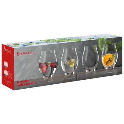 Immagine prodotto di Spiegelau Flavored Water Gläser 4er Set, Wassergläser, Glas, Transparent, 450 ml, 4200174