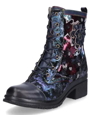 Produktbild von Laura Vita Damen Schnürboot blau