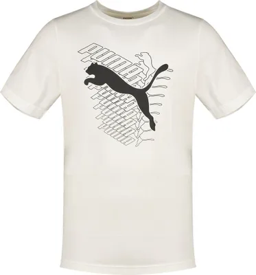 Produktbild von Puma Graphics Cat Kurzarm-t-shirt Weiß S Mann Weiß S