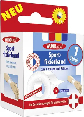 Produktbild von Wundmed Sportfixierband 5 m x 3,8 cm, Inhalt: 1 Stück