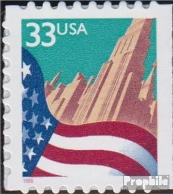 Produktbild von Briefmarken USA 1999 Mi 3091BHr (kompl.Ausg.) postfrisch Flagge