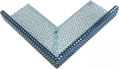 Produktbild von Außenecke Kiesfangleiste Alu anthrazit RAL 7016 0,8 mm Zuschnitt 16 cm