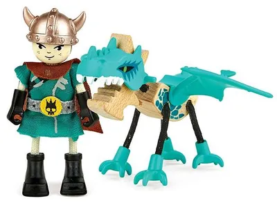 Immagine prodotto di Hape drago playset Vichingo cavaliere del drago giocattolo di legno