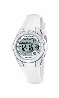 Image de Calypso Montre pour enfants Junior K5571/1 Plastique PUR Montre blanche UK5571/1