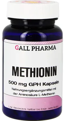 Produktbild von GALL PHARMA Methionin 500 mg GPH Kapseln, 120 St. Kapseln