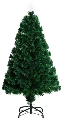 Obrázok produktu pre Umelý vianočný stromček s LED vláknoptickým osvetlením | Farba: zelená | Rozmery: 60 x 60 x 120 cm