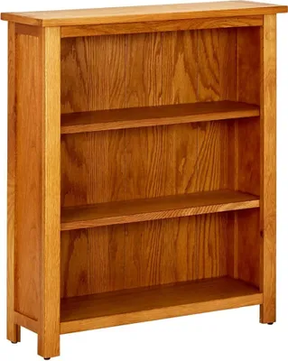 Obrázek produktu pro vidaXL Knihovna 3 přihrádky 70x22,5x82 cm dub masiv - Knihovna - Regály - Regály - Knihovny