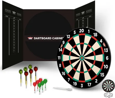Produktbild von Bull's Magnetic Paper Dartboard Cabinet Set