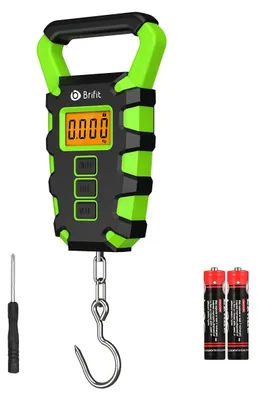 Zdjęcie produktu dla Cyfrowa waga do bagażu z hakiem i wyświetlaczem LCD, 50 kg