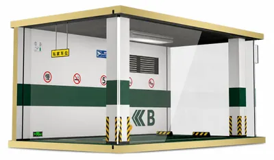 LED-Displaybox für Modellautos, USB-Garagenszene, 1:18, Schwarz
