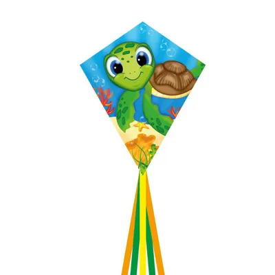Produktbild von Ecoline Kinderdrachen Eddy Sea Turtle 70 cm