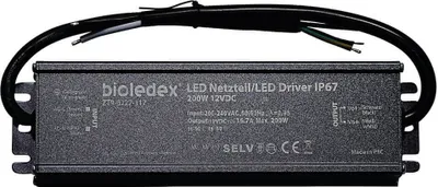 Produktbild von Bioledex 200W 12V DC LED Treiber IP67 wasserdichtes Netzteil für 12V LEDs