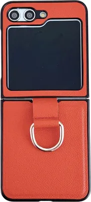 Produktbild von König Design Hülle kompatibel mit Samsung Galaxy Z Flip5 Kunststoff Soft Handyhülle - Handy Case Rot