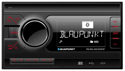 Obrázok produktu pre Blaupunkt Palma 200 DAB BT, 2-DIN autorádio, DAB+, Bluetooth, handsfree, USB, čítačka SD kariet, Aux vstup, 160 W, čierna farba