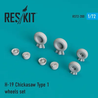 Produktbild von ResKit RS72-0200 - 1:72 H-19 Chickasaw type 1 wheels set