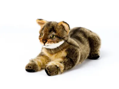 Produktbild von Kösen Wildkatze Peppi 29 cm liegend Stofftier