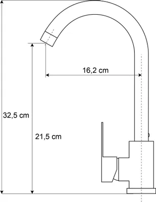 Immagine prodotto di Granitan - Lavello in granito - Lavandino 44,5x41,5 cm - Lavello nero - con miscelatore - TEOR