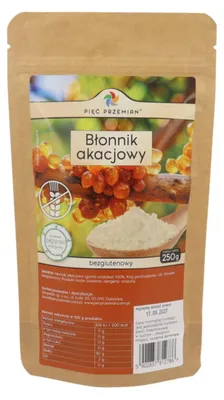 Productafbeelding van Glutenvrije acaciavezel, 250g. Vijf transformaties