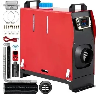 Immagine prodotto di Riscaldatore autonomo diesel 12 V - 8 kW - Riscaldamento per auto - Serbatoio da 5 litri