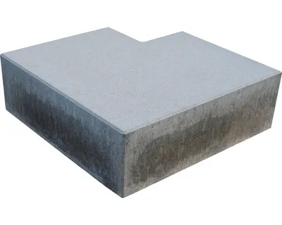 Produktbild von Beton Blockstufe mit Fase 90° grau 50/50 cm x 35 cm x 16 cm