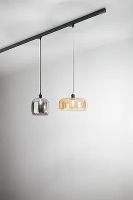 Immagine prodotto di Vetro Soffiato Specchiato Ambra per Lampada a Sospensione, Diametro 33 cm, Attacco E27, Design Moderno ed Elegante per Interni - Perenz