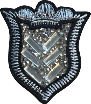 Produktbild von Emblem-Strass-Emblem-Aufnäher zum Aufbügeln