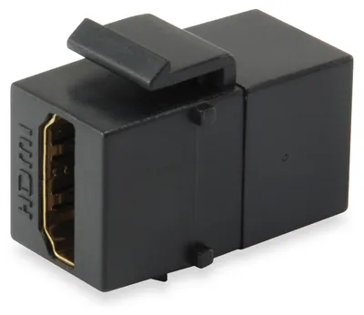 Produktbild von Equip HDMI Keystone Verbinder, HDMI, HDMI, Schwarz