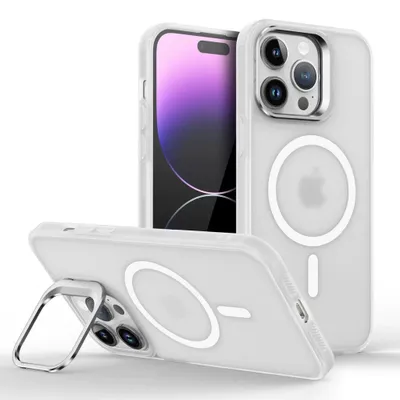 Produktbild von MagSafe Handyhülle für iPhone 13 Pro Max – Transparent mit Ringhalter, Kameraschutz, Magnetisch