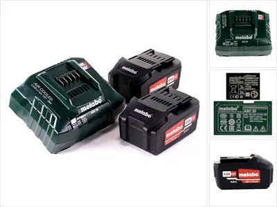 Produktbild von Metabo Basic-Set 2x 4,0Ah