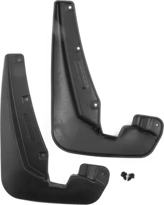 Image de FROSCH - Garde-boue avant en caoutchouc sur mesure, anti-éclaboussures, pour RENAULT Koleos, à partir de 2011, SUV 5 portes, 2 pièces avec fixations