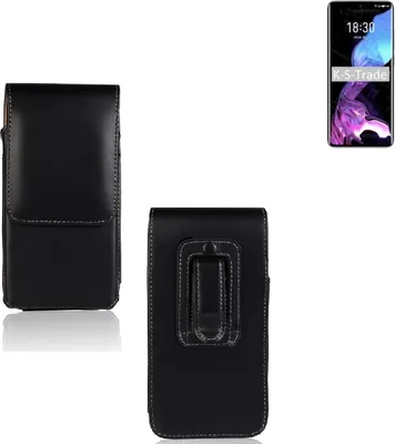 Produktbild von K-S-Trade Gürteltasche für Meizu 18 Schutz Hülle Handy Hülle mit Magnetverschluss Holster in schwarz