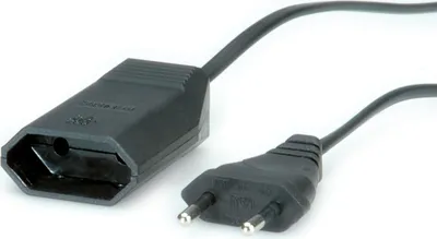 Produktbild von BACHMANN Euro-Verlängerung 230V/2,5A, schwarz, 5 m