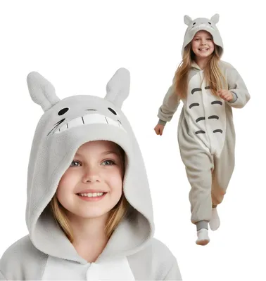Produktbild von Pyjama Onesie Kigurumi Kostüm für Kinder Totoro 122