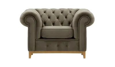 Produktbild von SLF24 - Sessel Chesterfield Grand - Elefant - Velluto 17